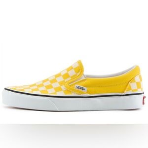 Vans‎ Checkerboard Classic Slip-On yellow